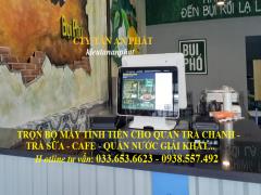 Máy tính tiền 2 màn hình giá rẻ cho quán Trà Chanh tại TpHCM