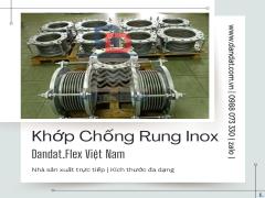 Khớp nối co giãn inox dạng sóng, khớp chống rung inox