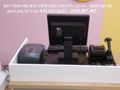 Trọn bộ máy tính tiền cho shop mỹ phẩm giá rẻ tại Nha Trang